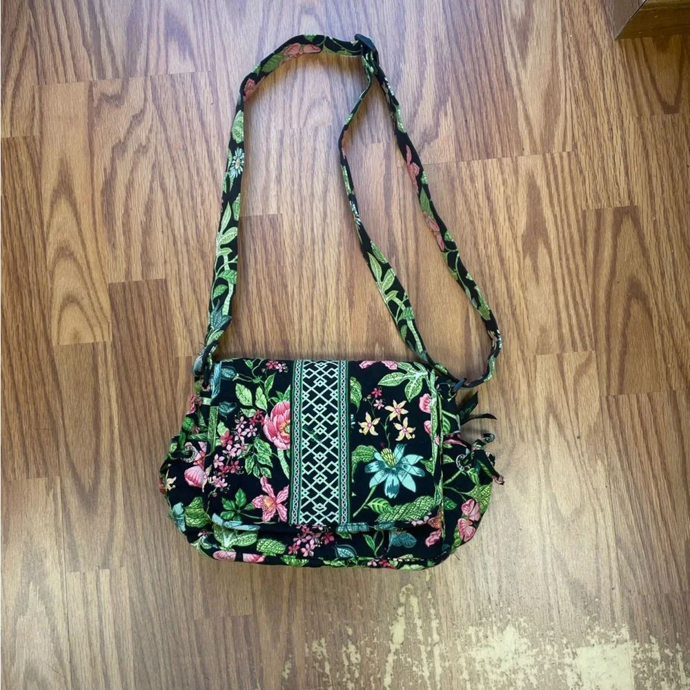 Vera Bradley Botanica Purse & Matching Wallet - Picture 2 of 9